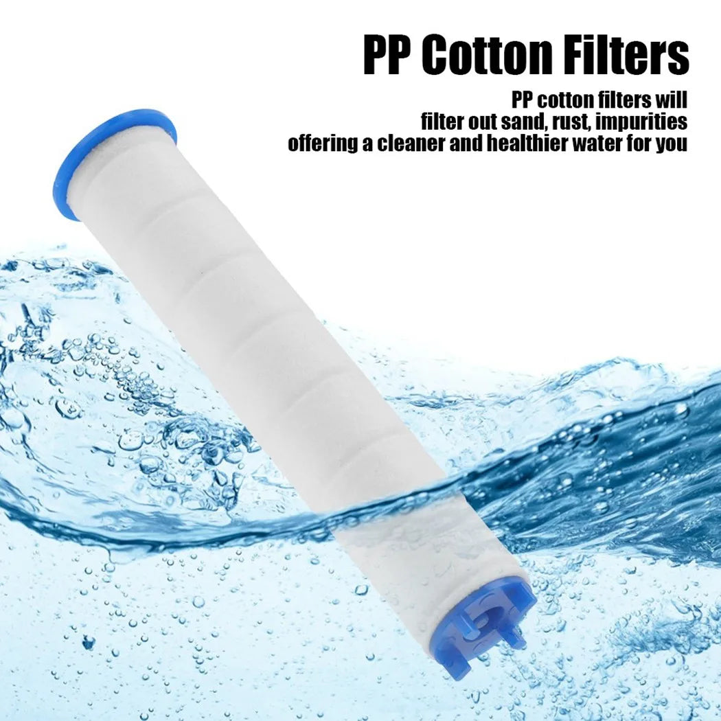 1pc / 5PCS Replacement Shower Head Cotton Filter Set Water Purification 11.5*2.5cm/4.53*0.98in For Shower Water Cleaning
