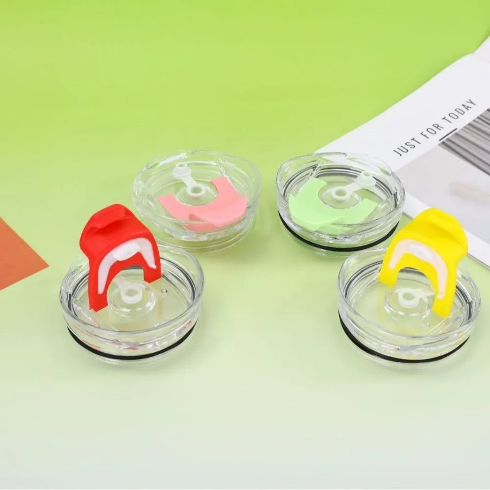 Modern 40oz Water Bottle Cover Transparent Splash Spill Proof Cup Cap Replacement Double Drink Lid Water Cup Accessories