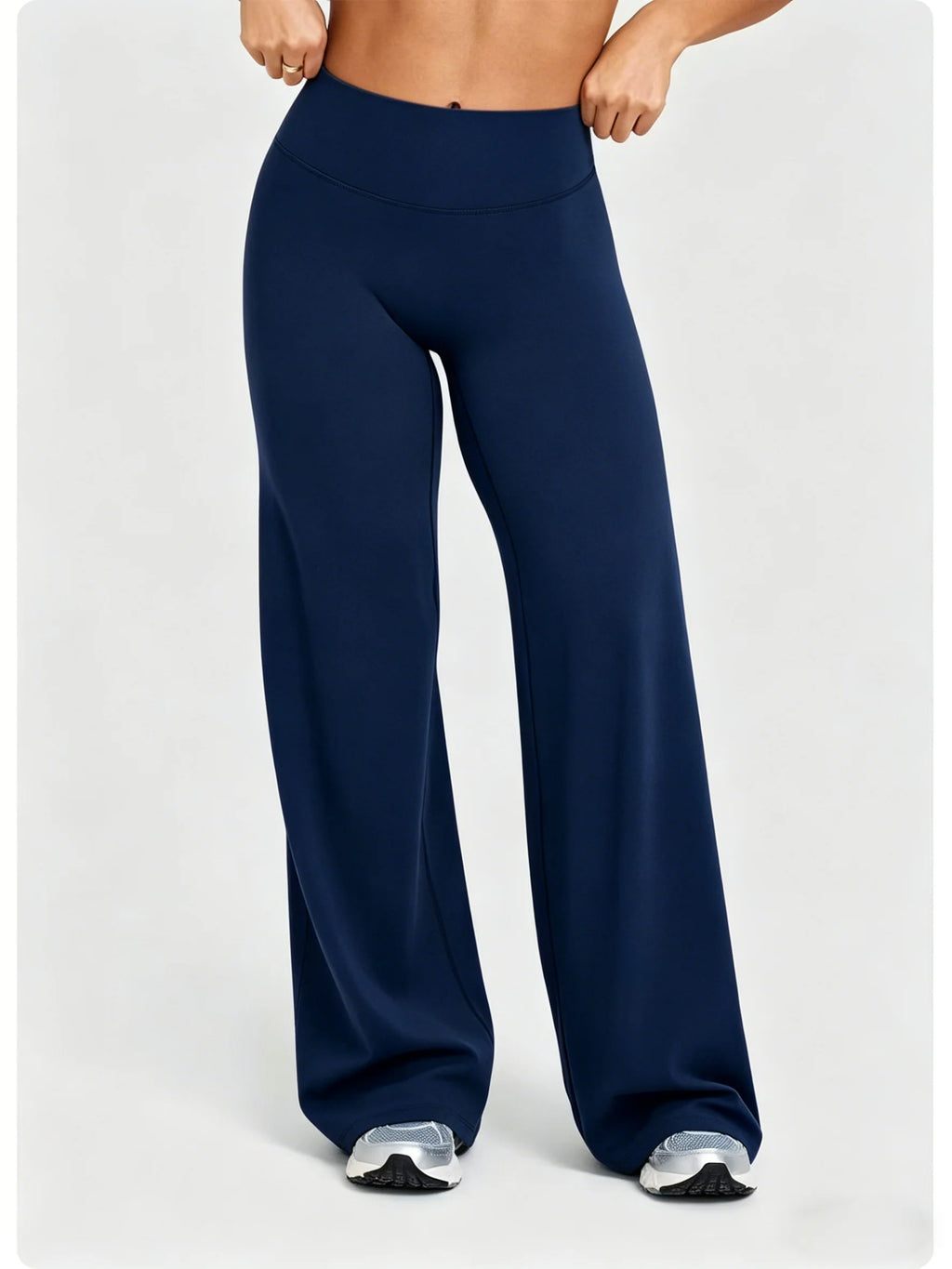 Women's Soft Straight Leg Sports Pants Breathable Lightweight Fitness Gym Wear Outdoor Yoga Trousers Loose Running Trousers