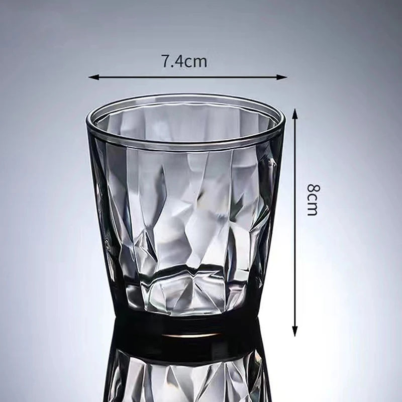 Acrylic Drinking Glasses Shatterproof Water Tumblers Unbreakable Reusable Beer Champagne Cup Dishwasher Safe For Party