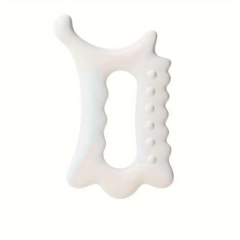 Ergonomic Versatile Handheld Gua Sha Board for Face & Body - Non-Ceramic, Gua Sha Massage Tool, Relaxation and Beauty Massager