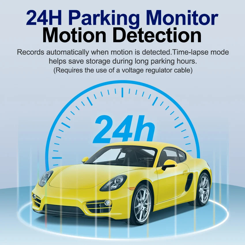 HD 1080P Car DVR Dash Cam with 3 Lens Wide Angle Night Vision G-Sensor Loop Recording for Front Inside and Rear Vehicle Camera