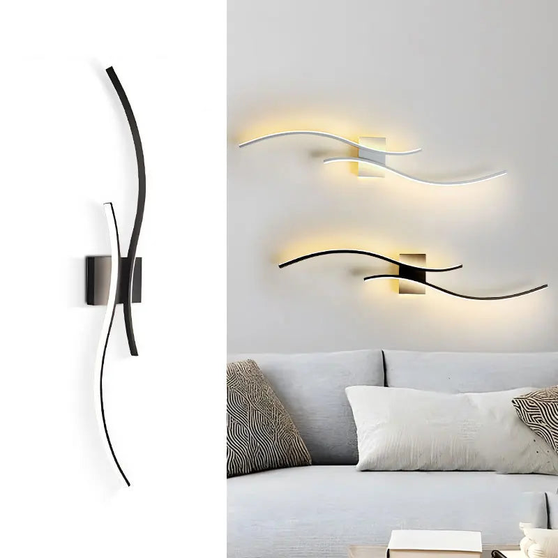 Modern LED Wall Light Fixtures for Corridor Aisle Hardwired Indoor LED Wall Lamps Sconce for Bedroom Kitchen Interior Lighting