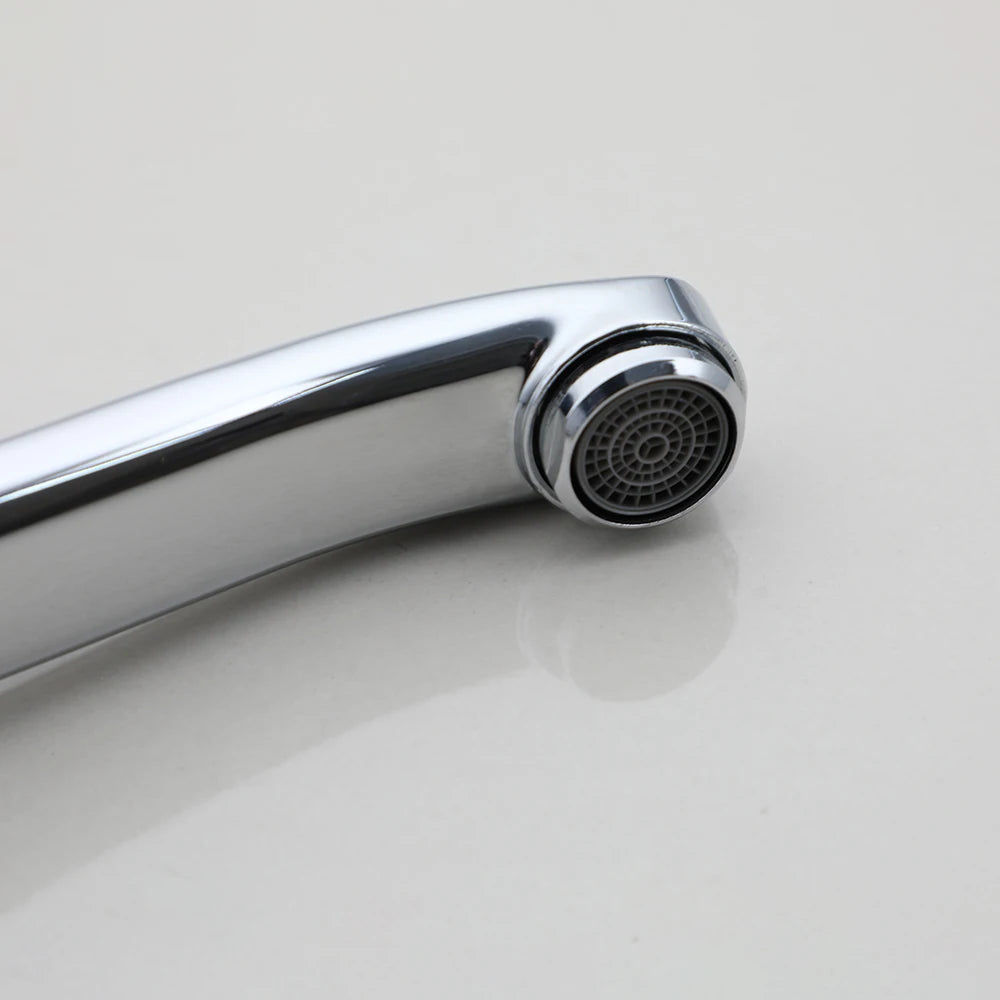 Monite Wall Mounted Bathtub Chrome Brass Bathroom Basin Mixer Faucet Sink Tap Hot & Cold Water Mixer Retail Laundry Faucet