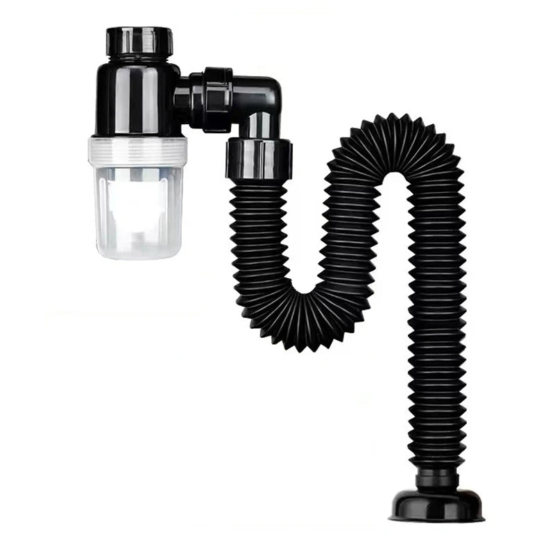 1PC Washbasin Drain Pipe Insect Proof Odor Proof Blockage Proof And Leak Proof Water Dispenser Washbasin Drainage Pipe