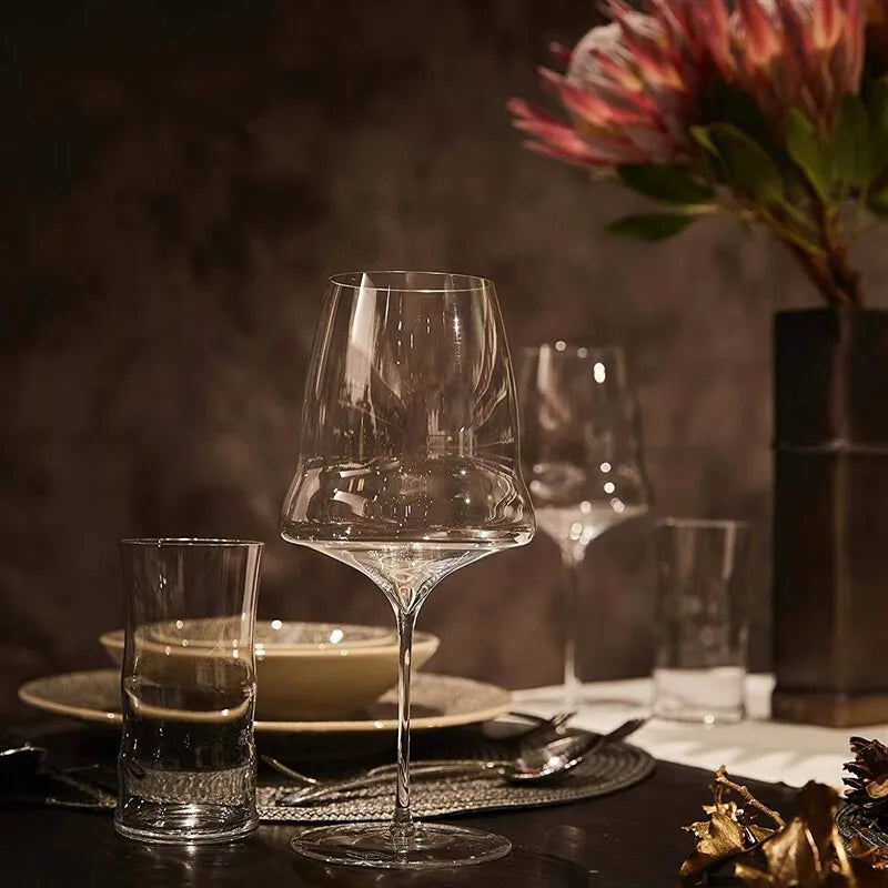 Transparent Thin Cloud Red Wine Glasses Goblets Light Luxury Crystal Glasses Burgundy Wine Glasses Champagne Glasses Thin Stems