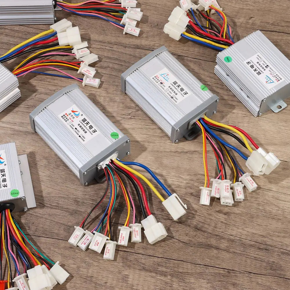 E-bike Accessories 24V/36V/48V Electric Bicycle Parts Bicycle Controller Brushed Controller Electric Bike Motor
