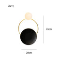 Nordic Modern Light Luxury Marble Wall Lamp Bedroom Background Led Lighting Decoration Creativity Mirror Aisle Sconce Indoor