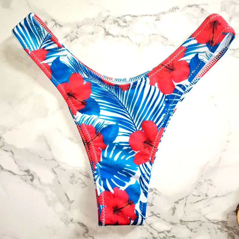 Bikini Brazilian  Beachwear Bikini Bottom Swimwear Bottom Thong Sexy Mini String Swimwear Bikini Swimsuit for Women Biquini