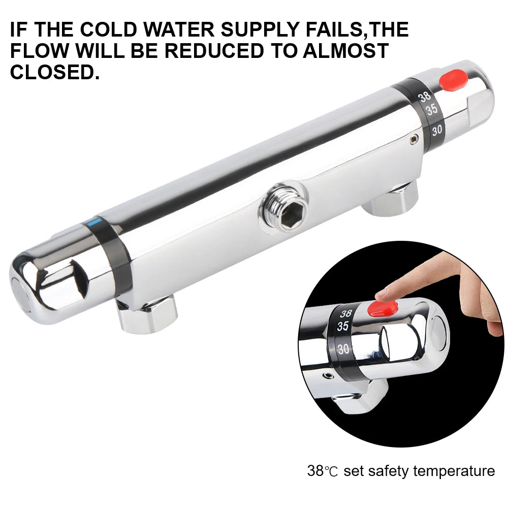 Thermostatic Shower Water Faucet Bathroom Tool Bathroom Mixing Valve Hot And Cold Mixer Thermostatic Tap Bathtub Faucet