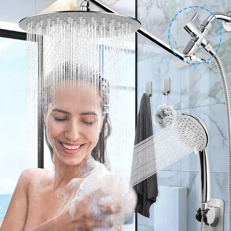 1pcs Shower Diverter Valve Bathroom Faucet Switch Valve Shower Tap Connector Splitter Water Diverter Valve Bathroom Accessorie