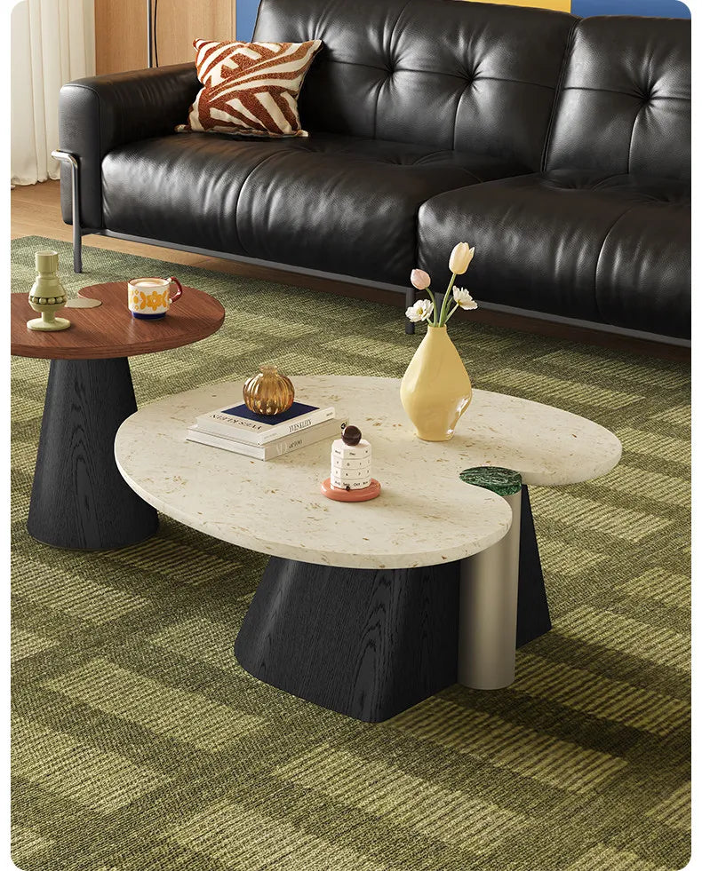Modern Side Table Small Basses Hotel Irregular Coffee Table Garden Apartment Mesa De Centro Sala Japandi Style Furniture