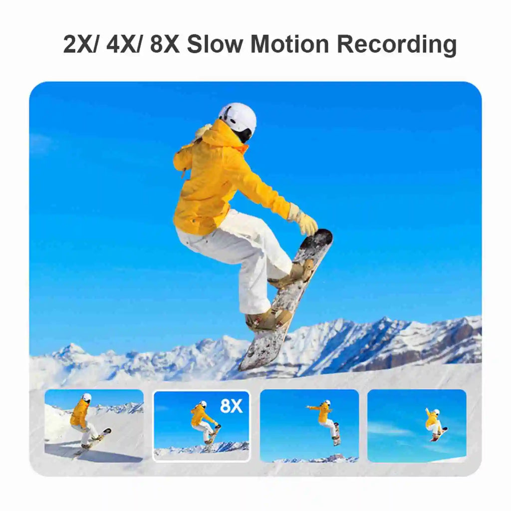 Head Mounted Camera 4K 30FPS Anti Shake and 120° Wide Angle Lens Video Camera wearable video camera 4k