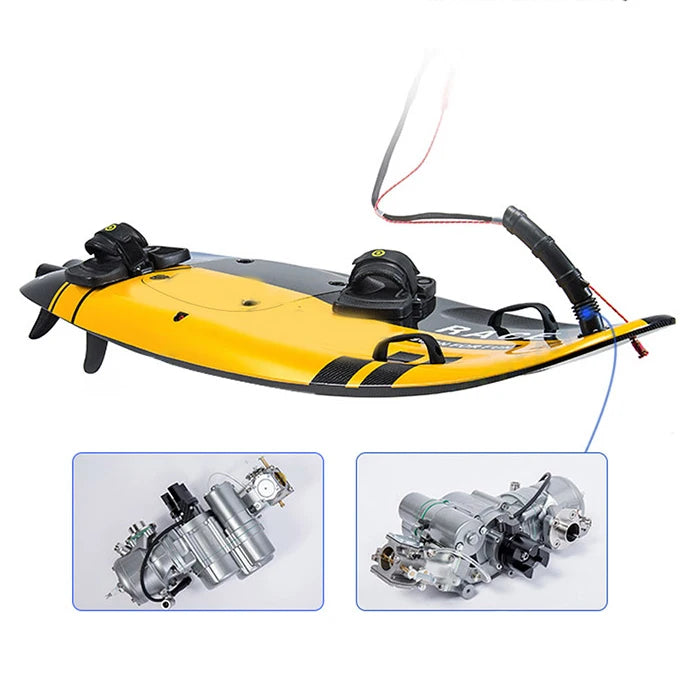 Water Surfing Board 55km/h 3.0L Gas Powered Surfboard 2stroke Water-cooled Engine Jet Surf Board
