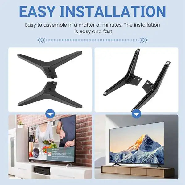TV Stand for LG TV Legs Replacement TV Stand Legs for LG 49 50 55Inch TV 50UM7300AUE 50UK6300BUB 50UK6500AUA with Screw