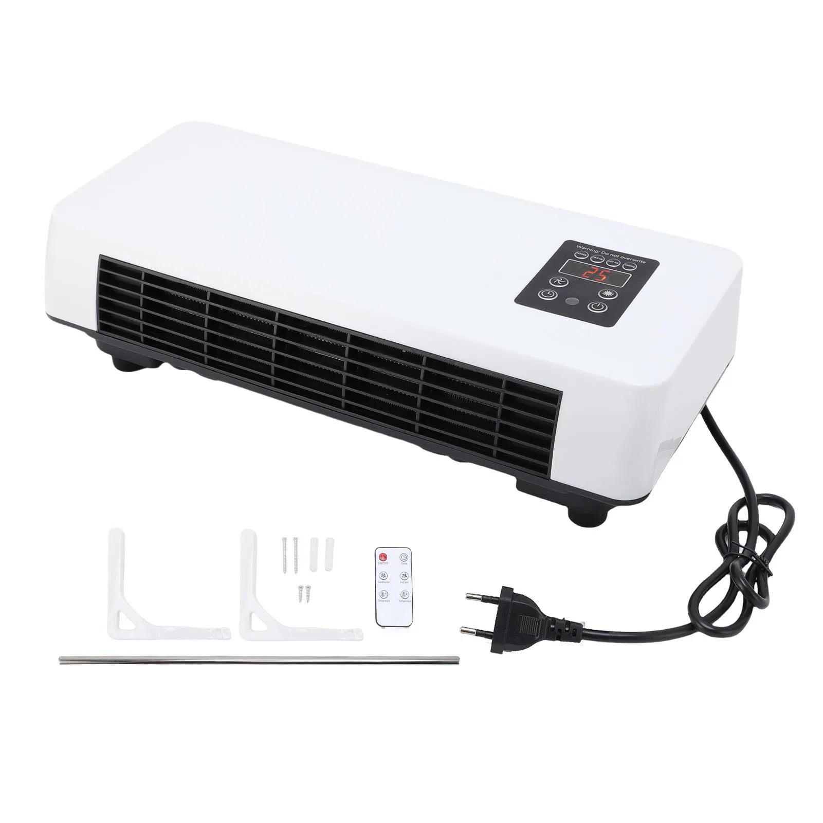 Wall Mounted Air Conditioner Low Noise Wall Hanging Heater Cooler Space Saving Efficient Multifunctional for Home Bedroom