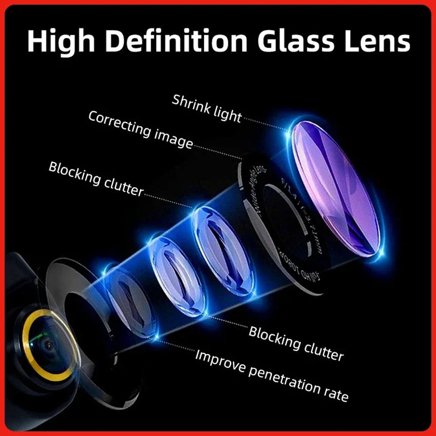 AHD Car Rear View Camera 12V Night Vision Backup Parking Reverse Camera Waterproof HD Color Image Video Vehicle Camera