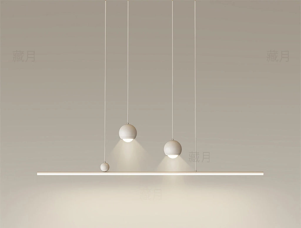 Modern Minimalist Led Pendant Light Minimalist Strip Light Home Decoration Living Room Bedroom Dining Room Light Bar Lighting