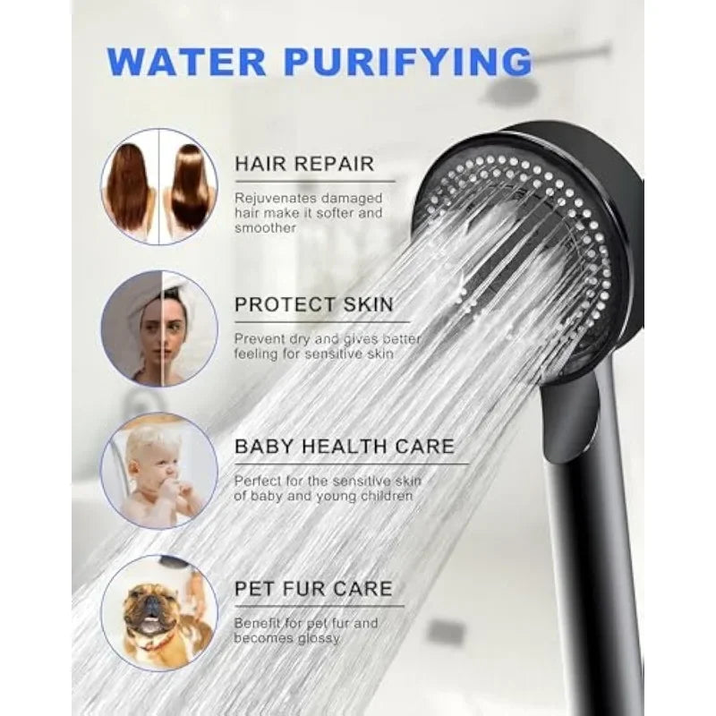 Shower Phone Bathroom Bath and Accessories Shower for Bathroom High Pressure Water Saving Pressurized Spa Handheld Showers