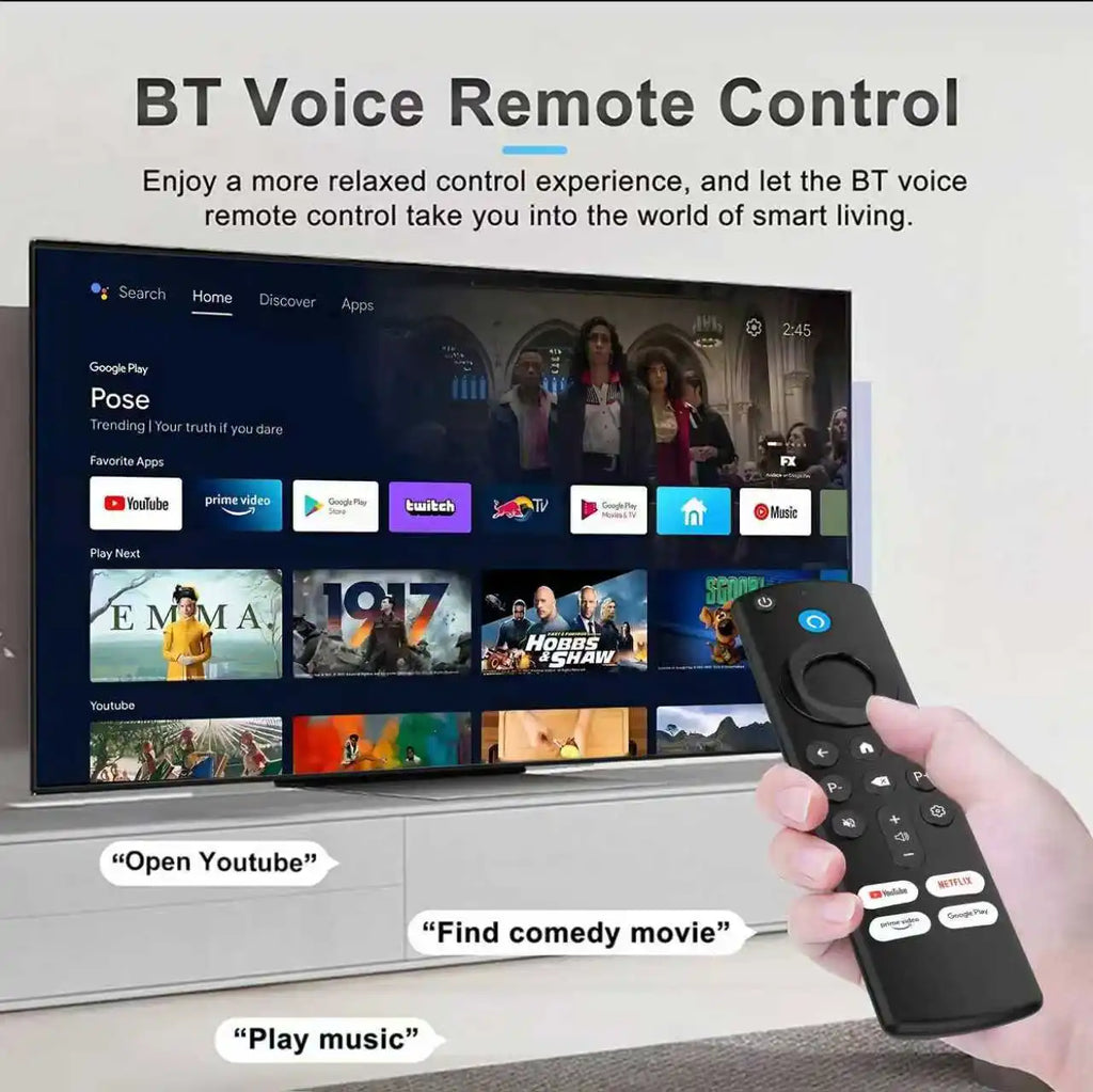 Mortal Q8 Android14 TV stick WIFI6 Voice Control TV stick  8K video RK3518 Netflix YouTube Tv box Free Live TV Streaming