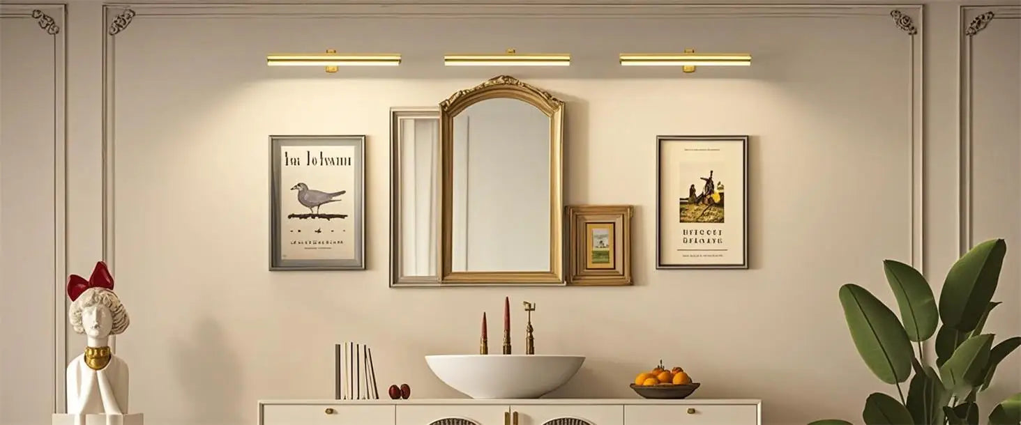 Bathroom Vanity Light Led Wall Lamp Aluminum 45cm Indoor Modern Black Wall Sconces Mirror Wall Light Painting Picture Light