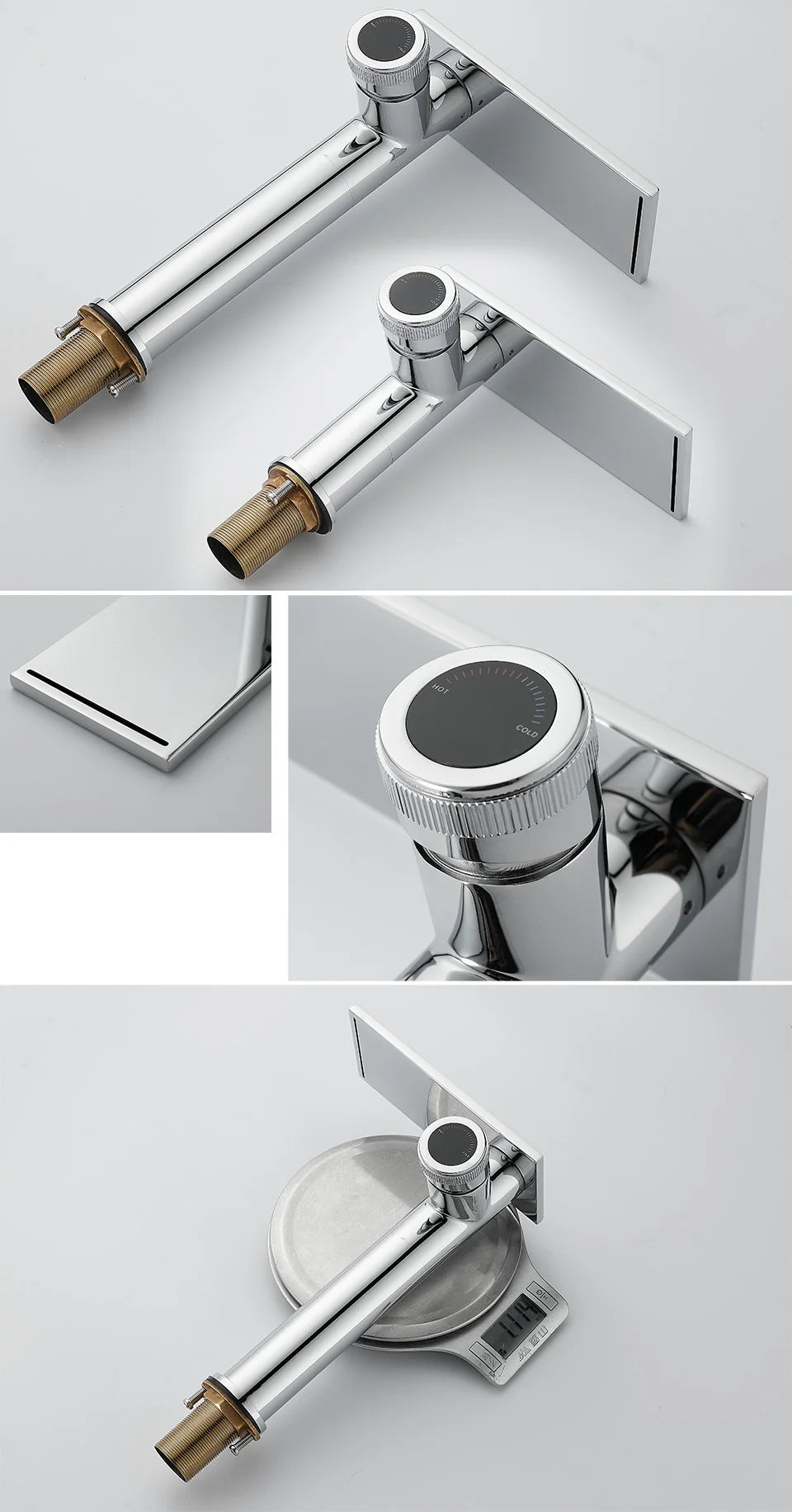 Bathroom Waterfall Basin Sink Faucet Black Faucets Brass Bath Faucet Hot&Cold Water Mixer Vanity Tap Deck Mounted Washbasin Tap