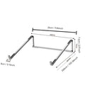 Laptop Stand For Folding Adjustable Aluminum Computer Pc Tablet Stand Notebook Tablelaptop Holder Heat Dissipation