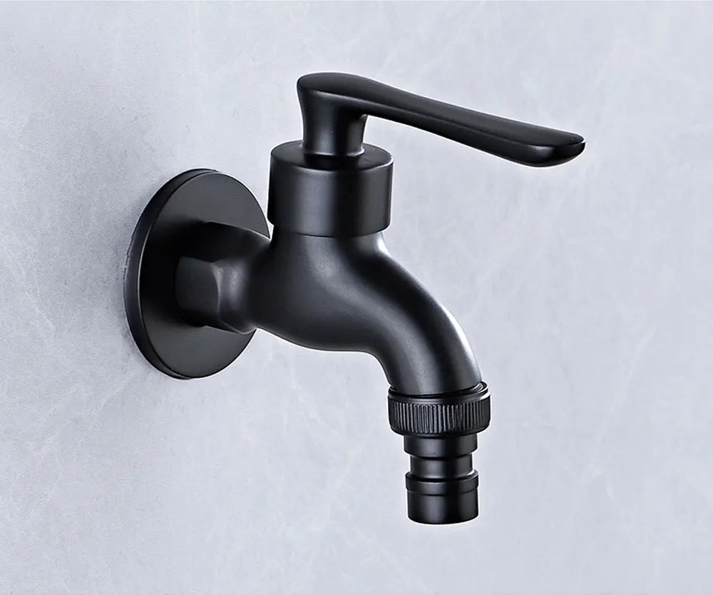 Single Cold Faucet Wall Outdoor Mop Pool Faucet Copper Brass Wall Mount Bathroom Sink Faucet Rotatable WB1141