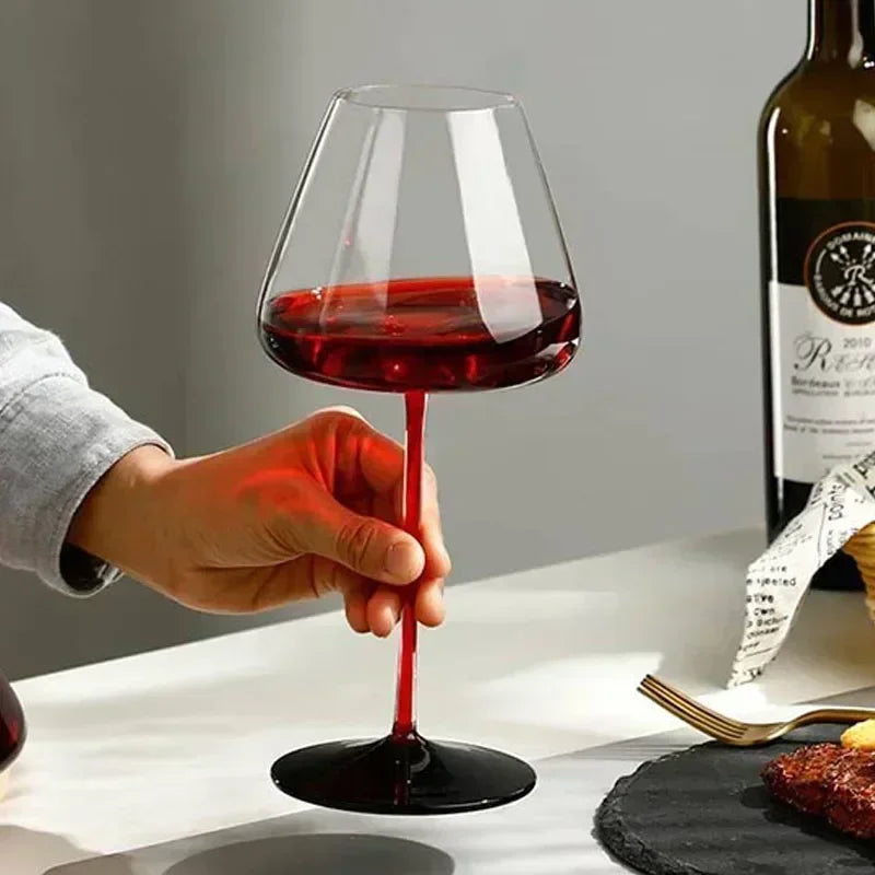 New Wine Glass Light Luxury High Value Crystal Glass Red Wine Glass Household High Value Goblet High Grade Wine Glasses