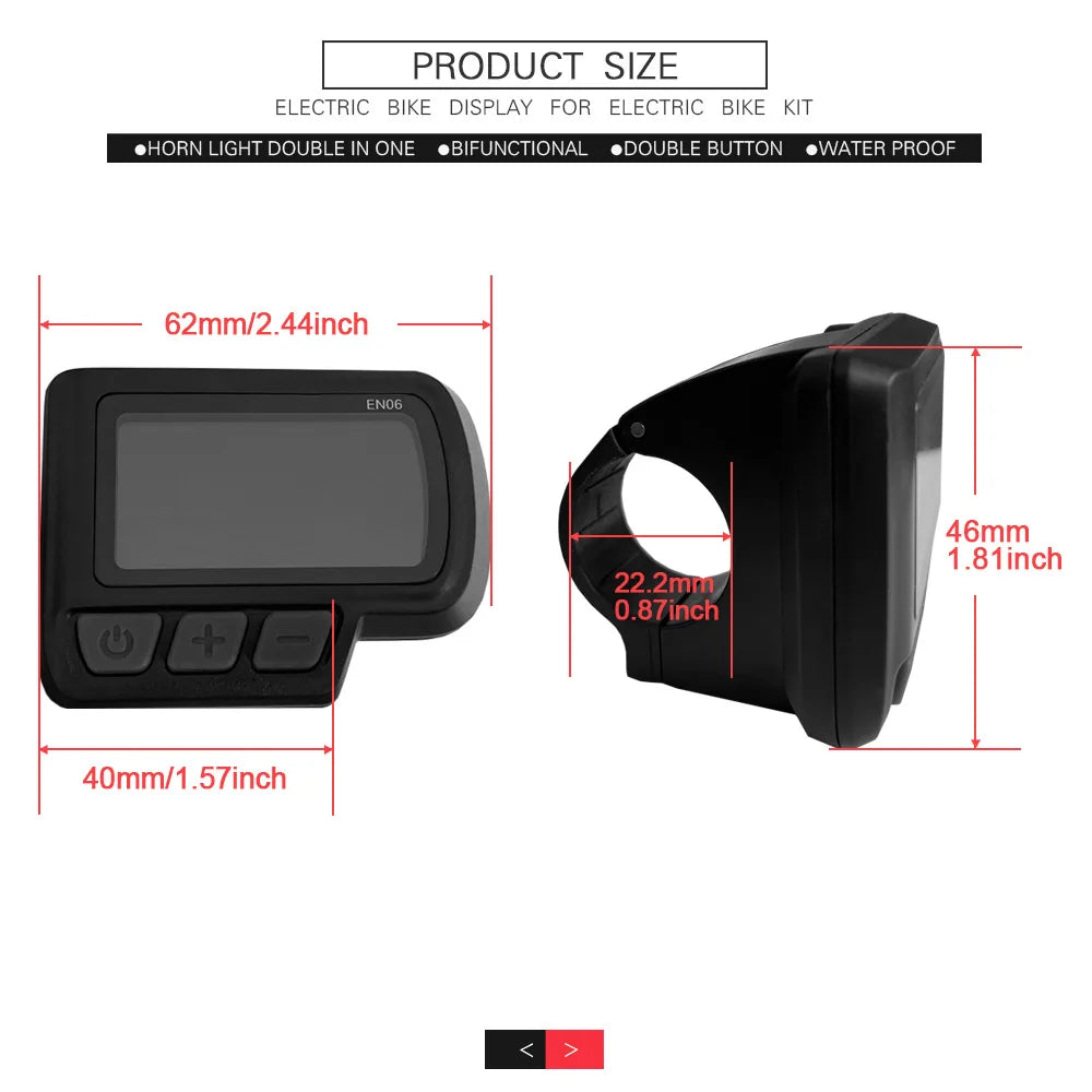 Electric Bike 30A Brushless Controller with SM Plug for 1000W Motor with LCD Display Panel S800 S830 E-scooter Meter Control UKC