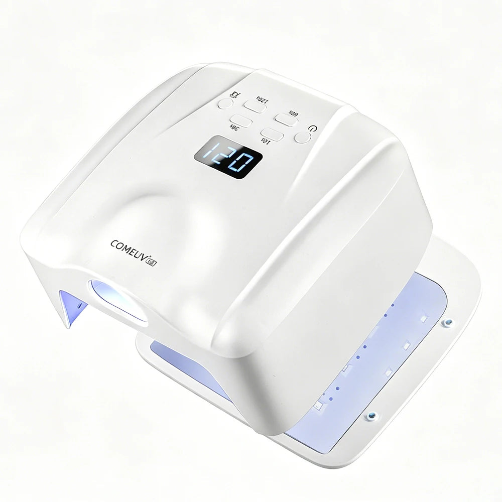 Comeuv Nail Lamp Single Toe Single Finger Gel Nail Curing Lamp Full Hand Fast Drying LED Light Nail Dryer Auto Sensor Dual Lamp
