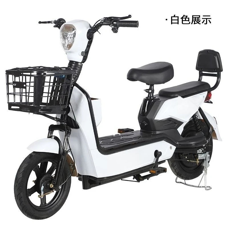 48V two wheel electric scooter adult daily commuter battery powered e bike