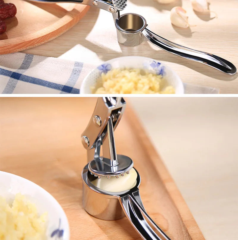 Kitchen Stainless Steel Garlic Smasher Squeezer Manual Press Grinding Tool Kitchen Accessories Kitchen Accessories Tools