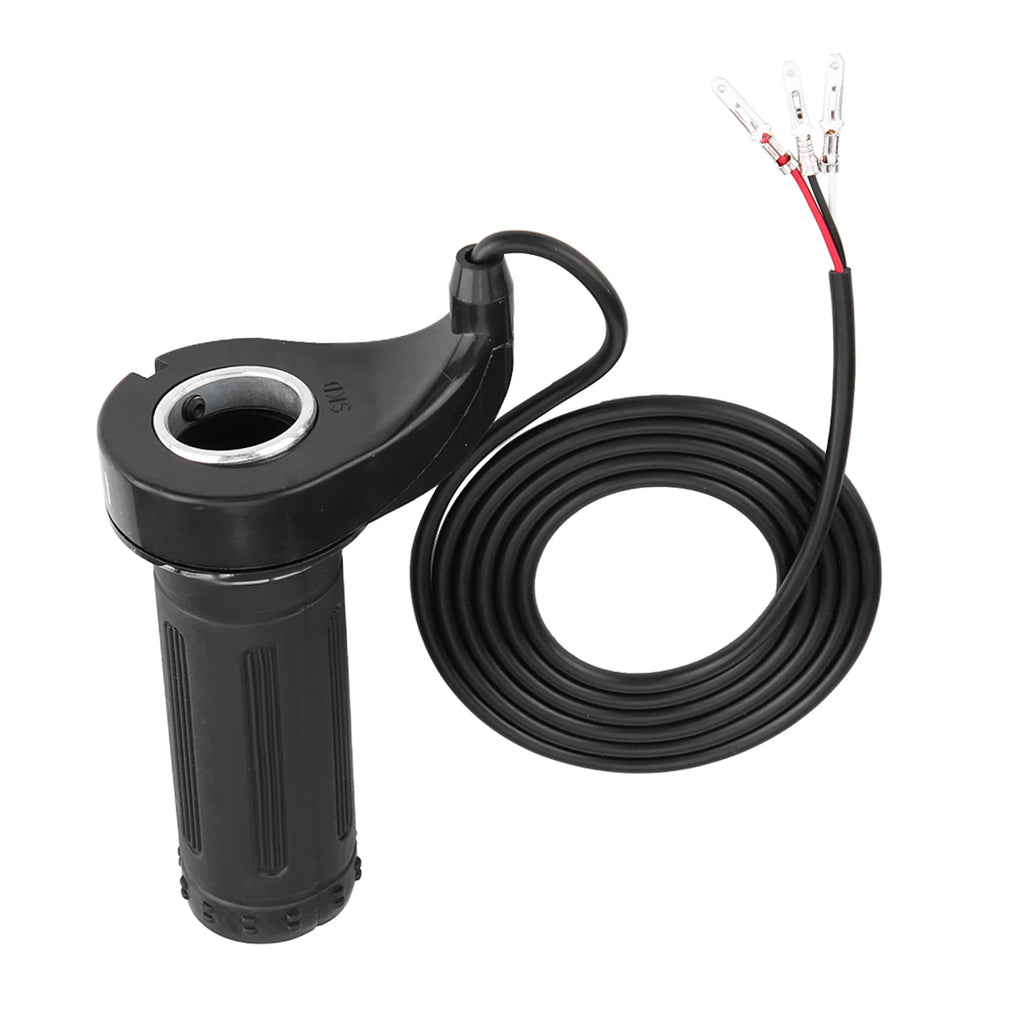 Electric Scooter Ebike E-bike Motorcycle Tricycle Twist Throttle Grip with 3 Wires Hall Sensor Turn Handle Accelerator 130cm
