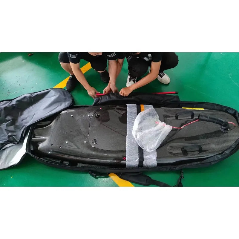 Hot 110cc Carbon Fiber Surfboard  Powered Surf Surfboard Watersports Jetsurf Surfboard