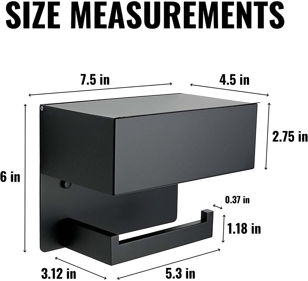 Wall Mount Toilet Paper Holder Bathroom Tissue Accessories Rack Holders Self Adhesive Punch Free Kitchen Roll Paper Accessory