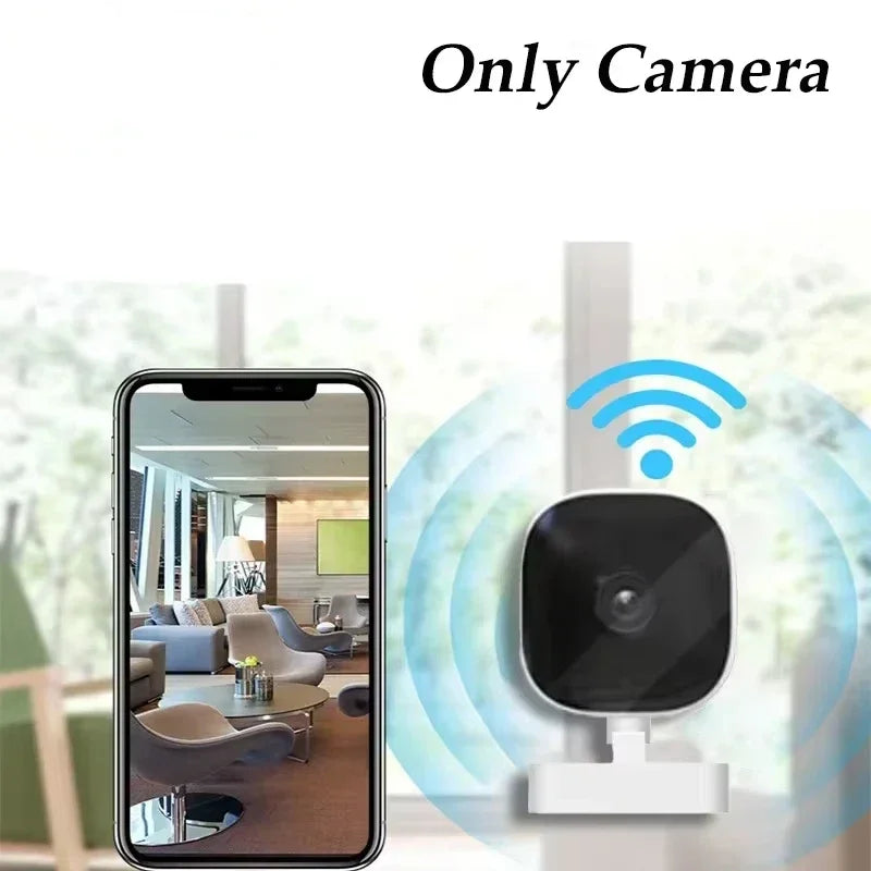 Lenovo HD 4K Mini Security Camera Ip65 Waterproof Full Color Night Vision Motion 2 Way Audio Wifi Monitor Indoor Outdoor