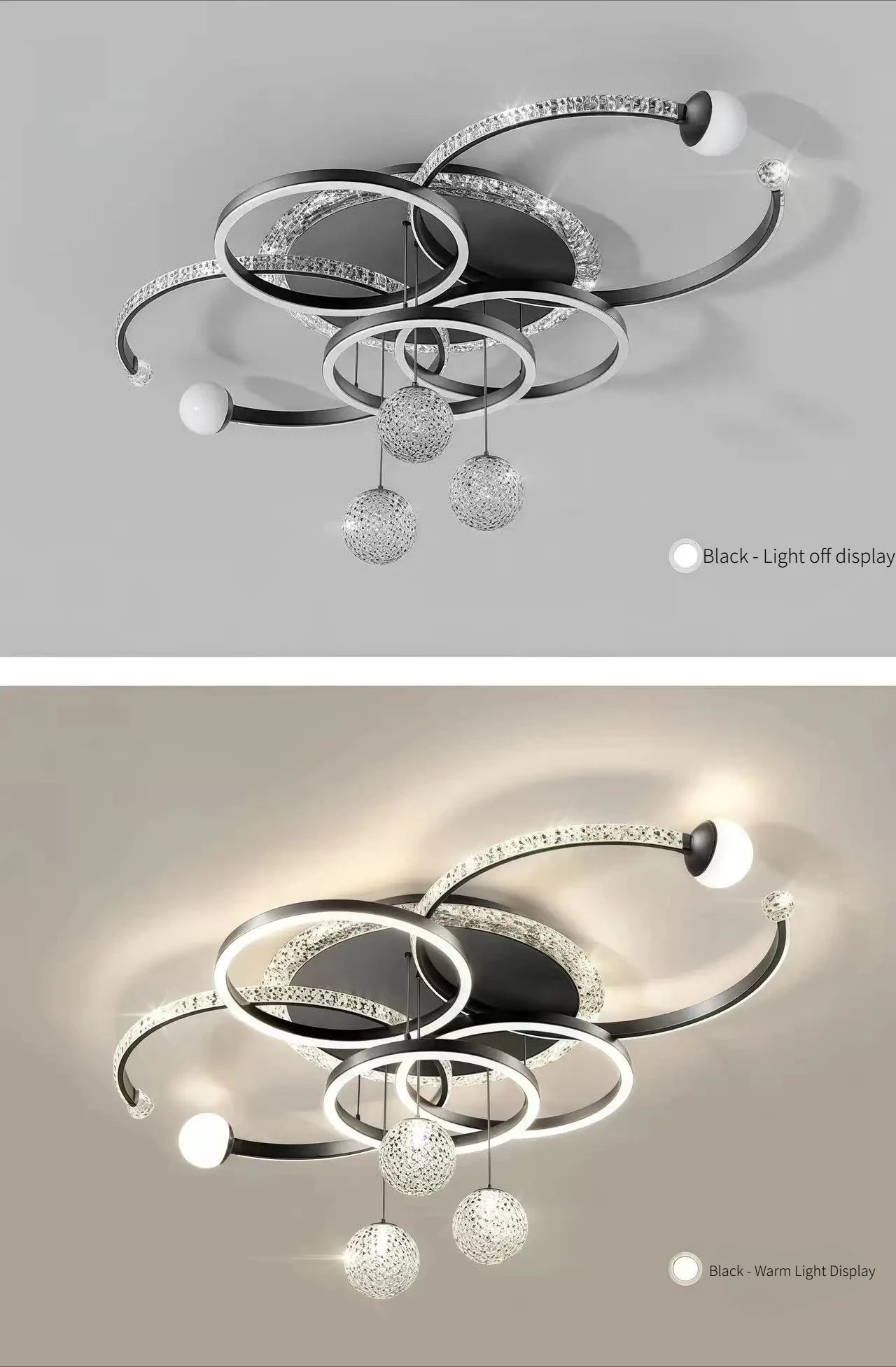 Modern Light Luxury Master Bedroom Pendant Lamp LED Creative Restaurant Lamp Villa Bedroom Interior Decoration Lighting Fixtures