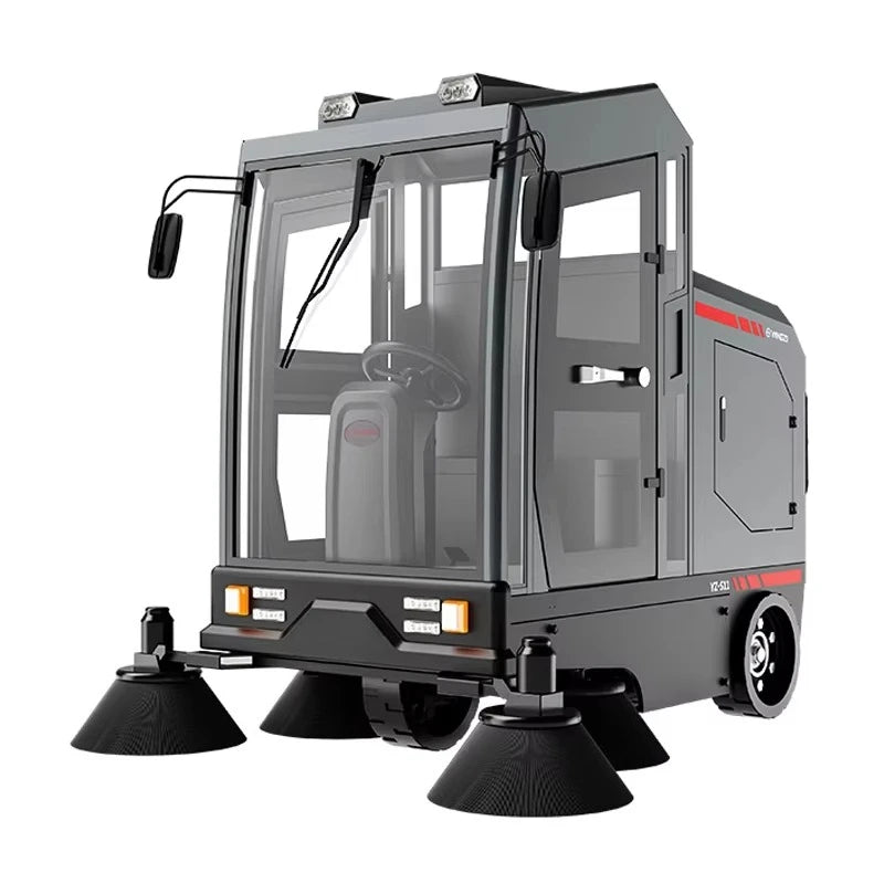 Floor Sweeper Cleaning Machine Industrial Ride-on Street Sweeper Car