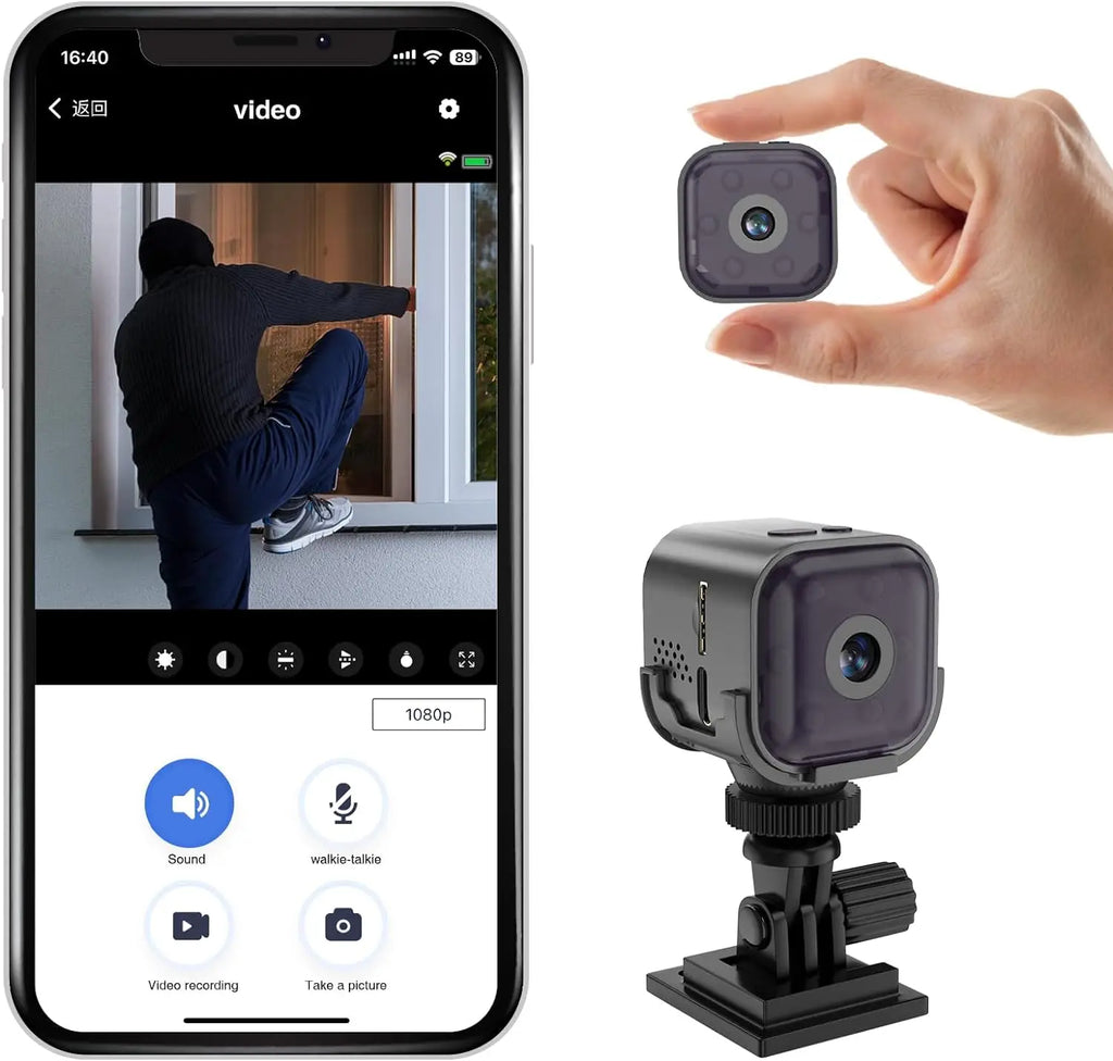 HD 1080P Camera Motion Detection Surveillance Camera Wireless Night Vision Pro Cam 960mAh for Indoor Outdoor Home Office