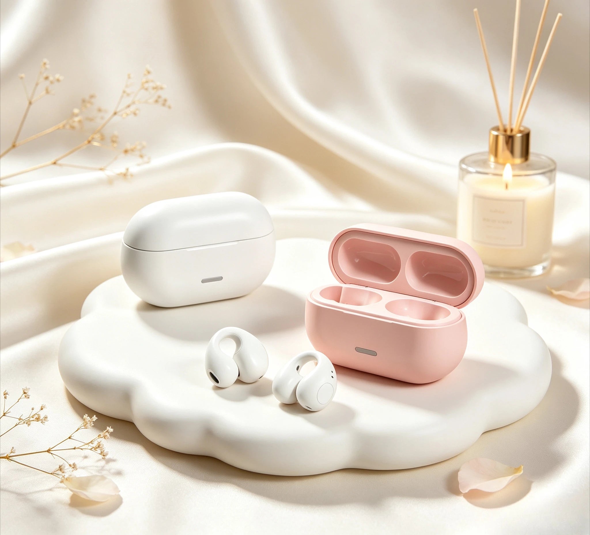 New Ear Clip Wireless Bluetooth V5.3 Headphones HIFI Stereo Music Game Noise Cancelling Earphone Sport Earbuds