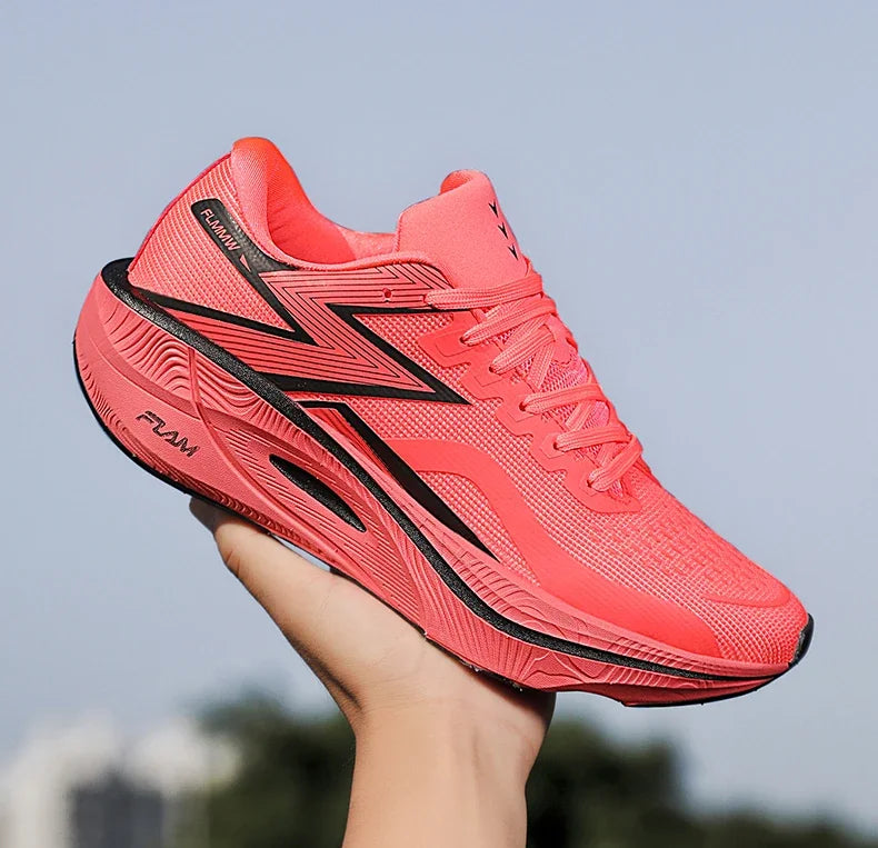 Running Shoes Carbon Board Speciality Marathon Men Sports Breathable Lightweight Women's Comfortable Athletic Nonskid Sneakers