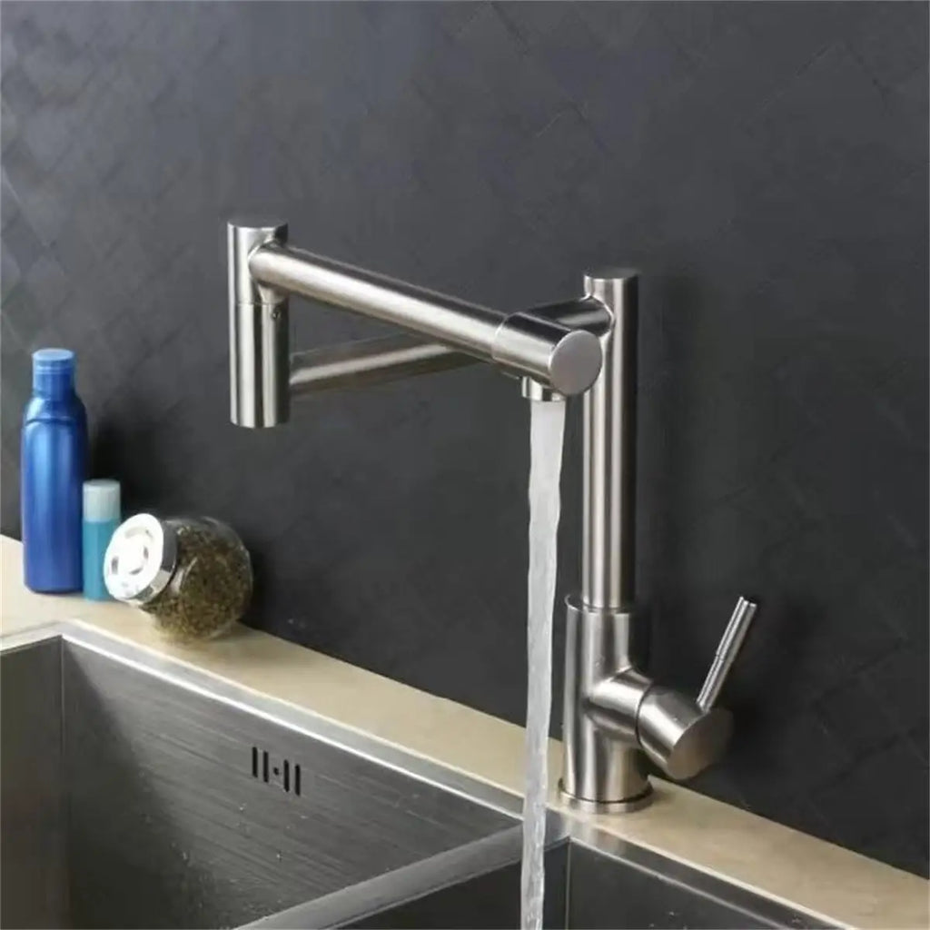 Foldable Kitchen Faucet Pot Filler Faucet Telescopic Cold And Hot Water Mixing Faucet Rotating Sink Faucet Tap