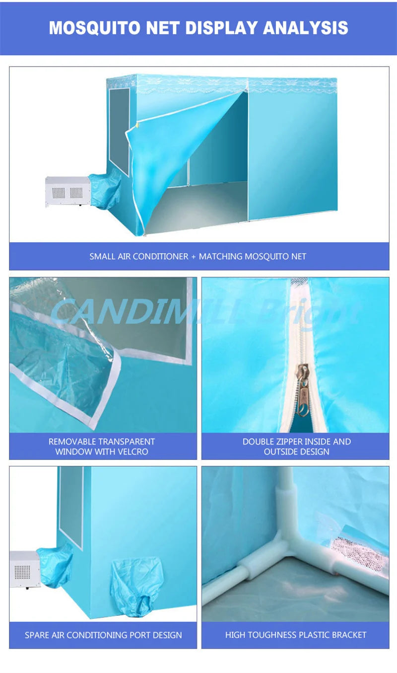 Small Air Conditioner Mobile Household Portable Floor Pet Air Conditioner Summer Necessities