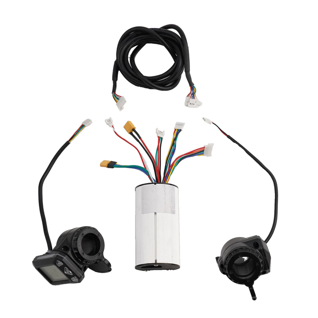 Reliable Electric Scooter Controller with LCD Display and Advanced EABS Brake System Fits Various Wheel Sizes and Power Ratings