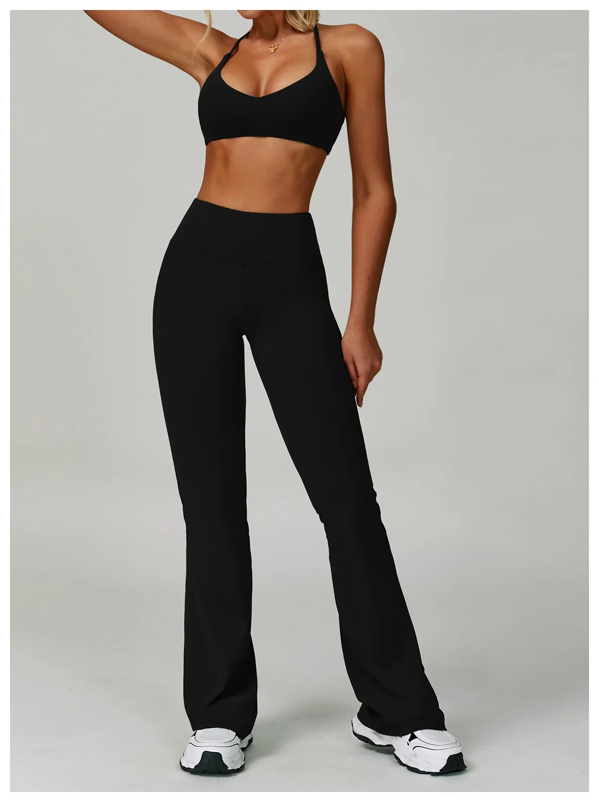 2Pcs Sets Women's Tracksuit Fitness Clothes Yoga Sets Sportswear Workout Bra High Waist Leggings Set Gym Clothing Sports Suits