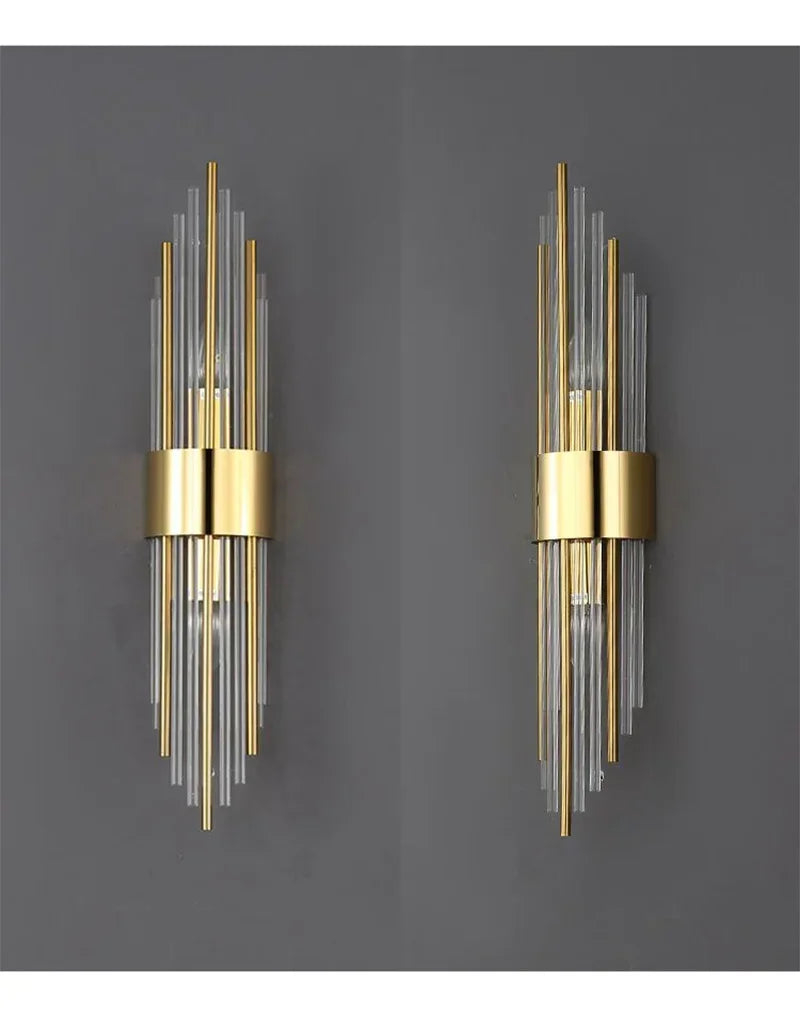 Luxury Wall Lamp Modern LED Gold Wall Light Indoor Lighting Wall Sconce Home Decor for Living Room Bedroom Bedside Stairs Lamps