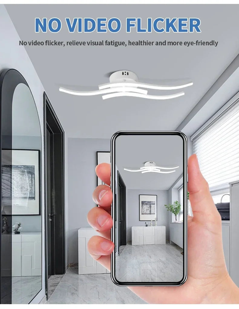 LED Ceiling Light, Dimming Light, Living Room, Bedroom, Dining Room, Corridor, Indoor Home Decoration Lighting