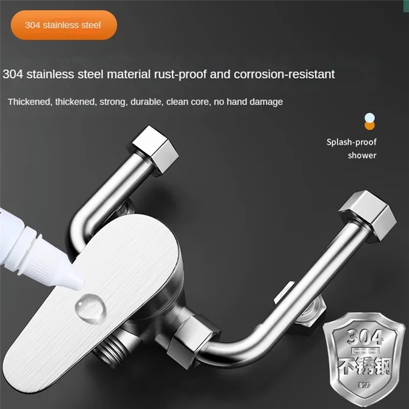 A69efor Electric Water Heater Bathroom Shower Hot Cold Water Faucet Fittings Mixing Valve