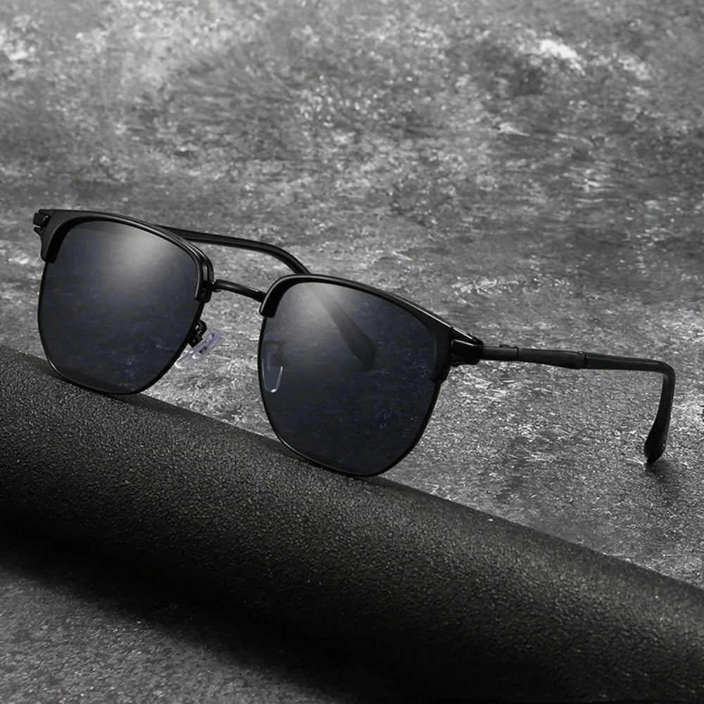 Sun Glasses Elegant Uv400 Eyewear Vintage Half Frame Sunglasses  Fashion Sunglasses For Travel Driving Outdoor